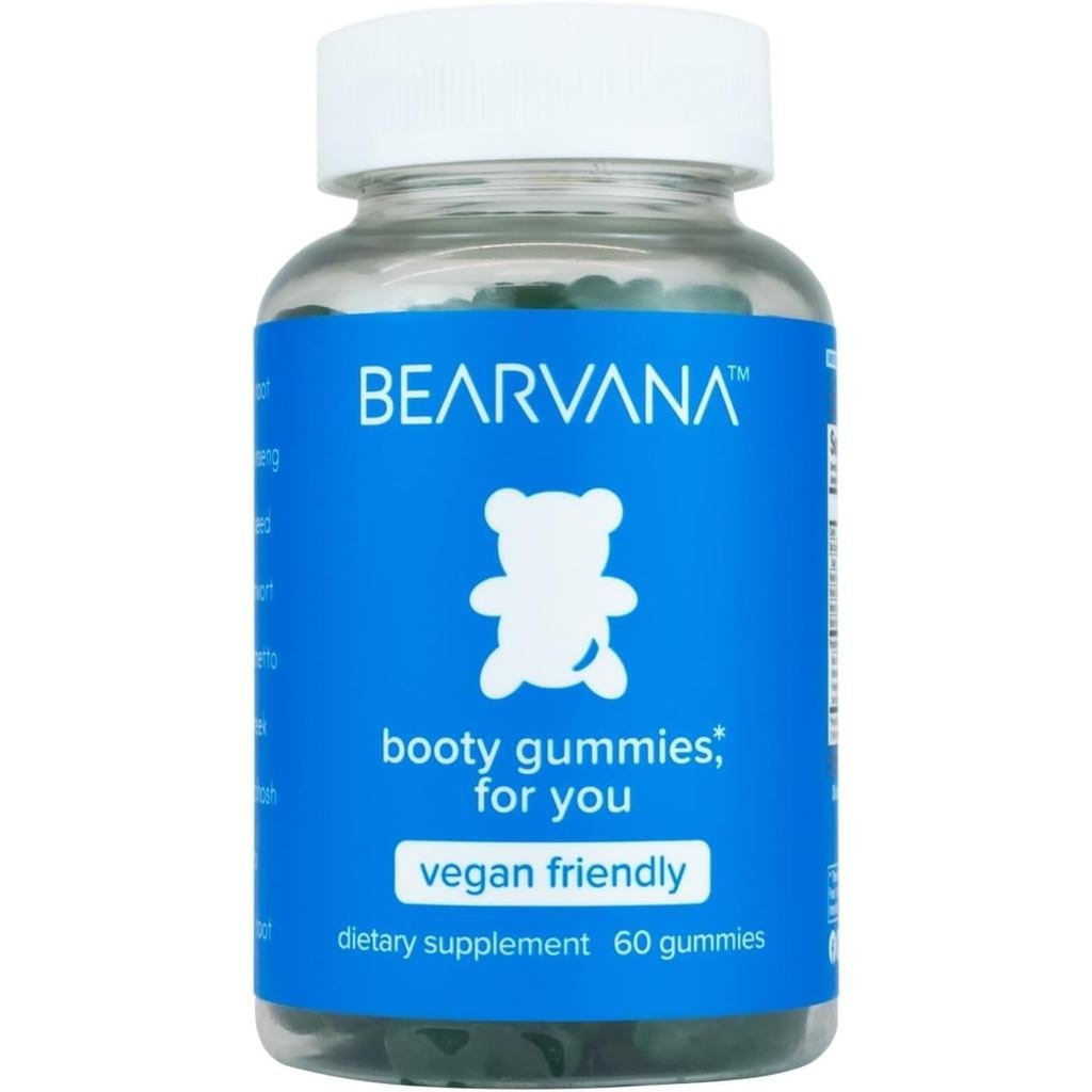 BEARVANA Peach Support Gummies for Women | Fitness Supplement | Boost Confidence | 9 Herbal Extracts