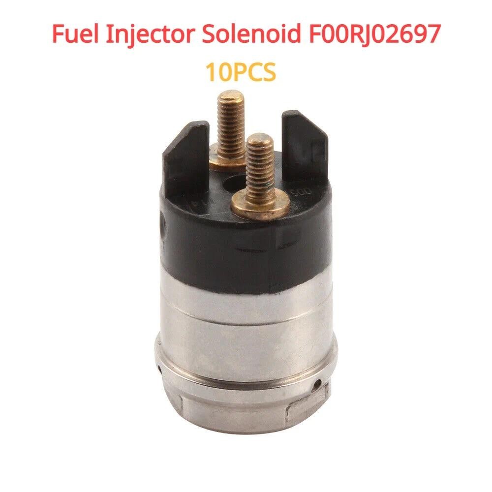 10PCS หัวฉีดน้ํามันเชื้อเพลิง Solenoid F00RJ02697 สําหรับ Bosch 0445120 หัวฉีดซีรีส์ สําหรับ 5.9L Do