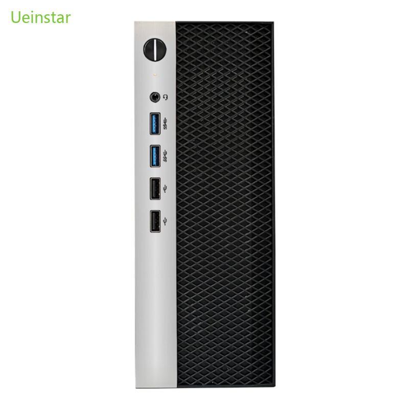 Uein A09S Miniature ITX เคสเดสก์ท็อปแชสซีโลหะประหยัดพื้นที่แบบพกพาสําหรับขนาดเล็ก