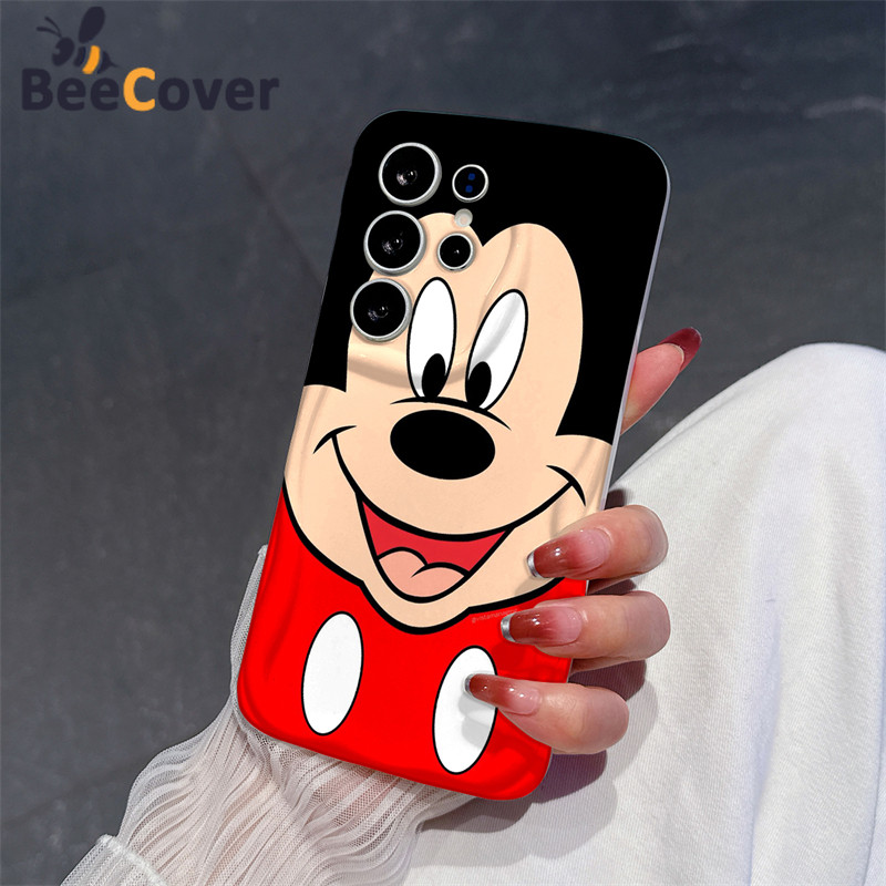 น่ารัก Mickey Princess สําหรับ OPPO A15 A16 A17 A31 A3S A53 A55 A57 A5S A12 A74 A76 A78 A92 A9 A93 A
