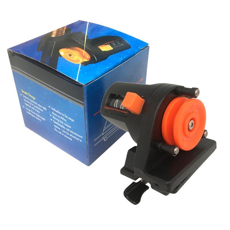 DRH Counter สายตกปลาความลึกวัดเครื่องมือตกปลาวัดความยาวเคาน์เตอร์ 0-999M 6 ซม.Peso อุปกรณ์ตกปลา VN