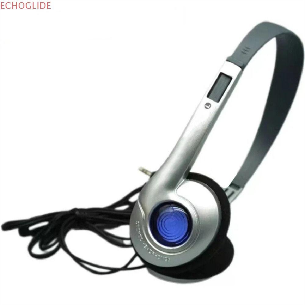 ECHOGLIDE Y2K หูฟัง, Vintage บุคลิกภาพ Retro ชุดหูฟัง,แฟชั่นประเภท C Over Ear หูฟังแบบมีสาย Lisening