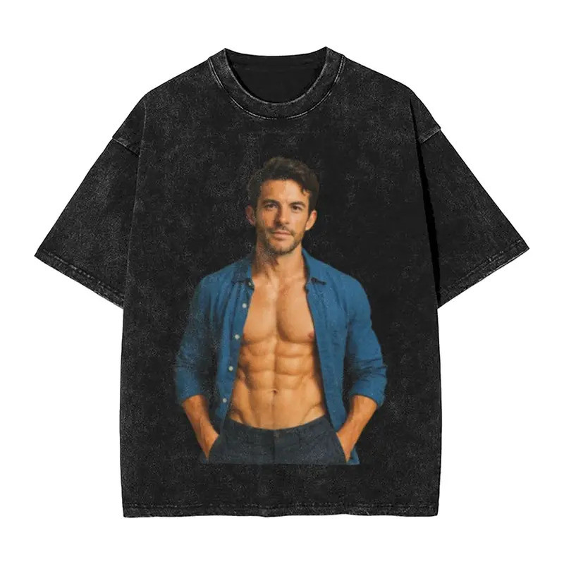 เสื้อยืด Unisex Jonathan Bailey สำหรับฤดูร้อน เสื้อ casual แขนสั้น สำหรับทุกวัน