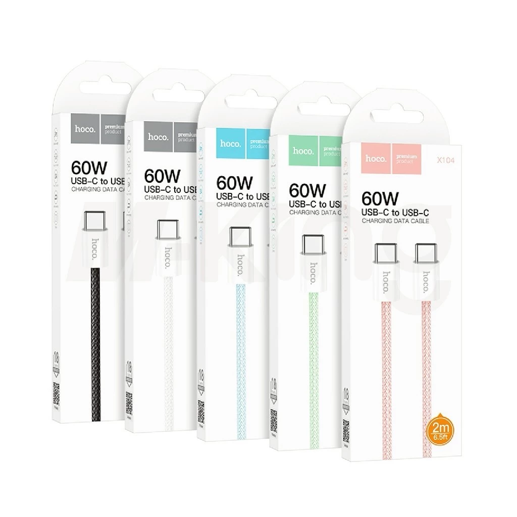 สายชาร์จเร็ว X104 Type-C to Type-C 60W 2 เมตร thumbnail 7