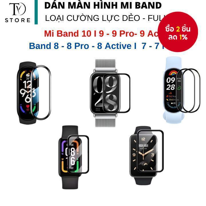 ฟิล์มกันรอยสําหรับ Xiaomi Mi Band Miband 10, 9, 9 Pro, 9 Active, Mi Band 8, 8 Pro, 8 Active, Mi Band
