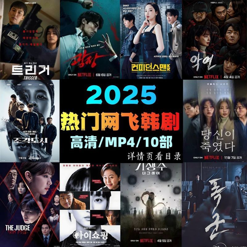 2025必看网飞韩剧合集韩语高清电影U盘手机电脑影视MP4优盘usb12.272025 Must-watch Netflix Korean Series Collection Korean High-