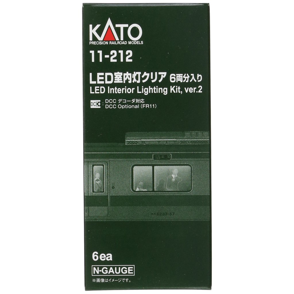 KATO N Scale LED Interior Lighting Clear for 6 Cars 11-212 Rail Model Accessories