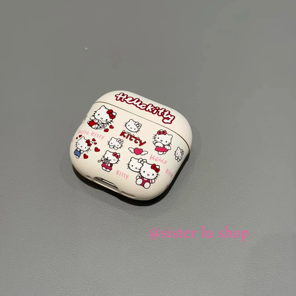 เคส airpods airpods 4 case มีน้ําค้างแข็ง น่ารักน่ารักขนมคิตตี้แมวเหมาะสําหรับ แอร์พอด4รุ่นหูฟังกรณี