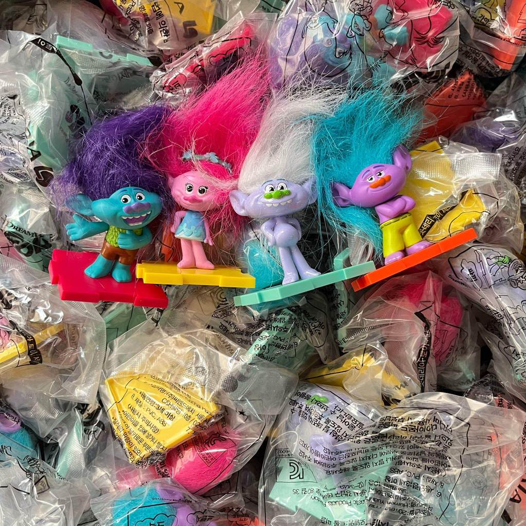 ของแท้ส่งออกเกาหลี Troll ตุ๊กตา Troll Troll Troll Bobby Out of Print Doll Jewelry Collection