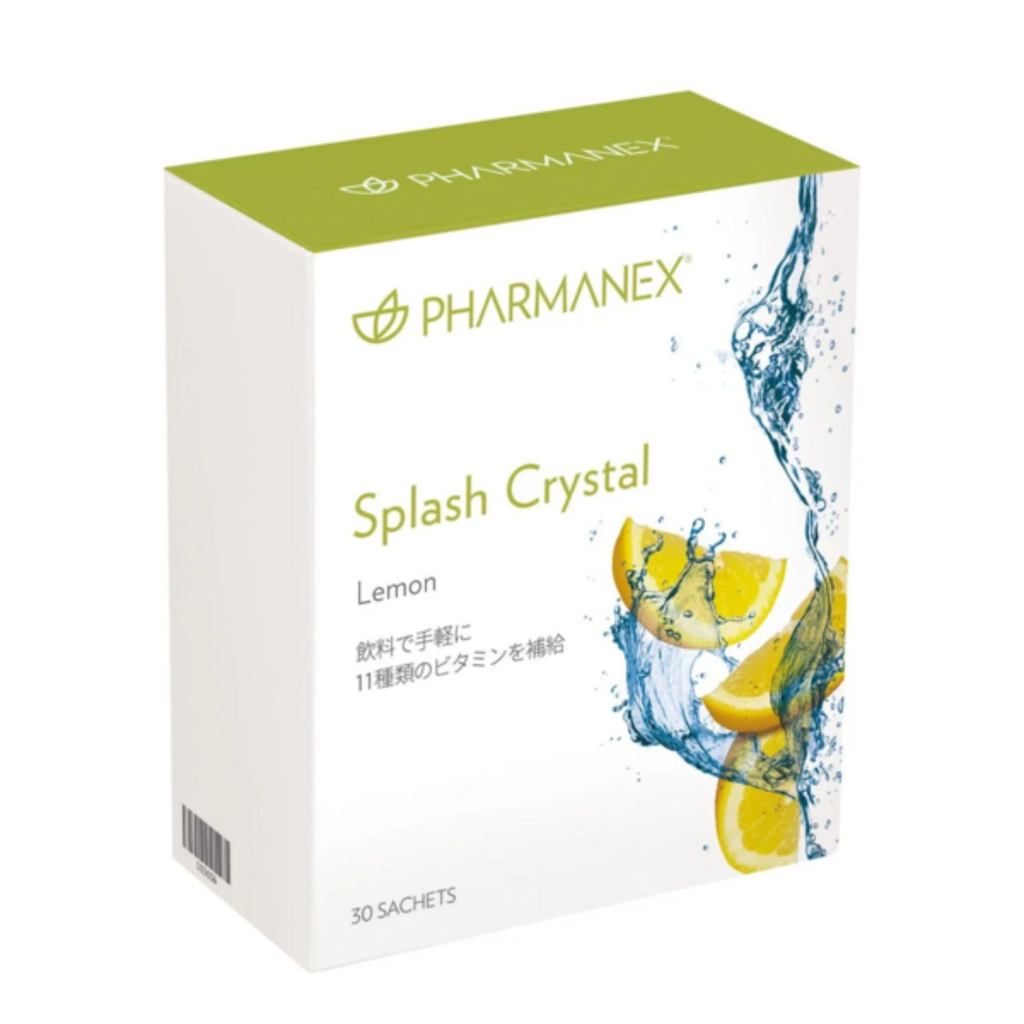 Nu Skin | Splash Crystal Lemon | 1 stick 9g × 30 sticks | Powdered refreshing drink | Contains 11 ty
