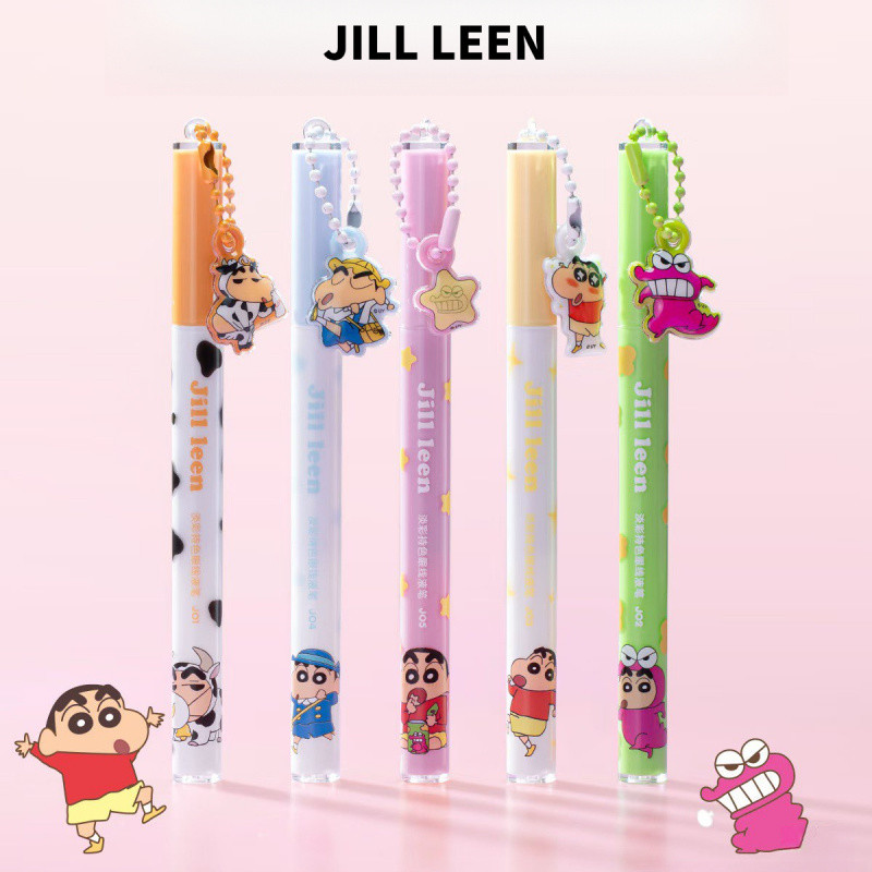 JILL LEEN อายไลเนอร์ Crayon Shin Chan ติดทนนานกันน้ํา Sweatproof Smudge-Proof Quick-Drying Eyeliner Eye Makeup
