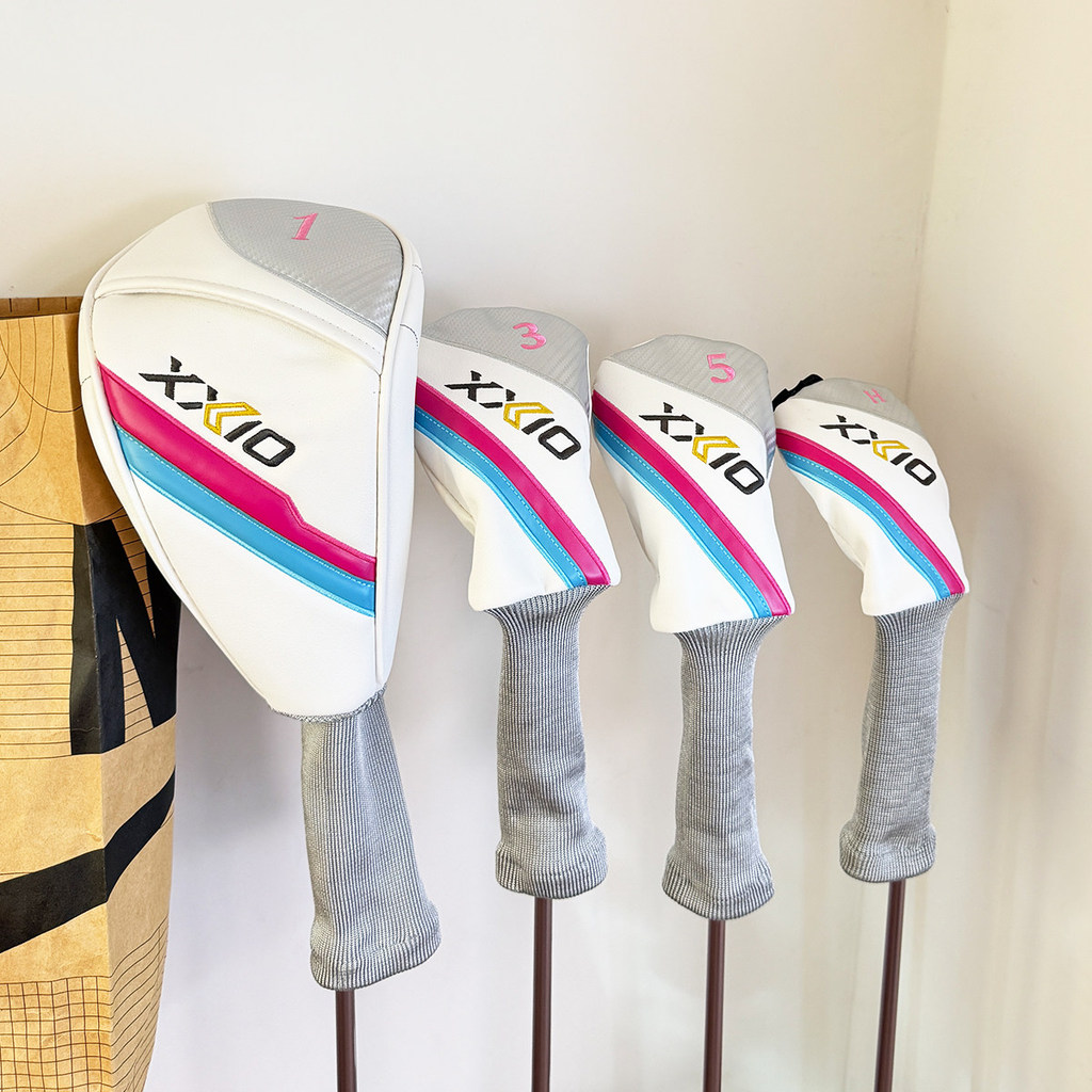 XXIO Golf Woods Headcovers สําหรับไดร์เวอร์ Fairway Hybrid 135H Clubs ชุดหัวหนัง PU Unisex Protector