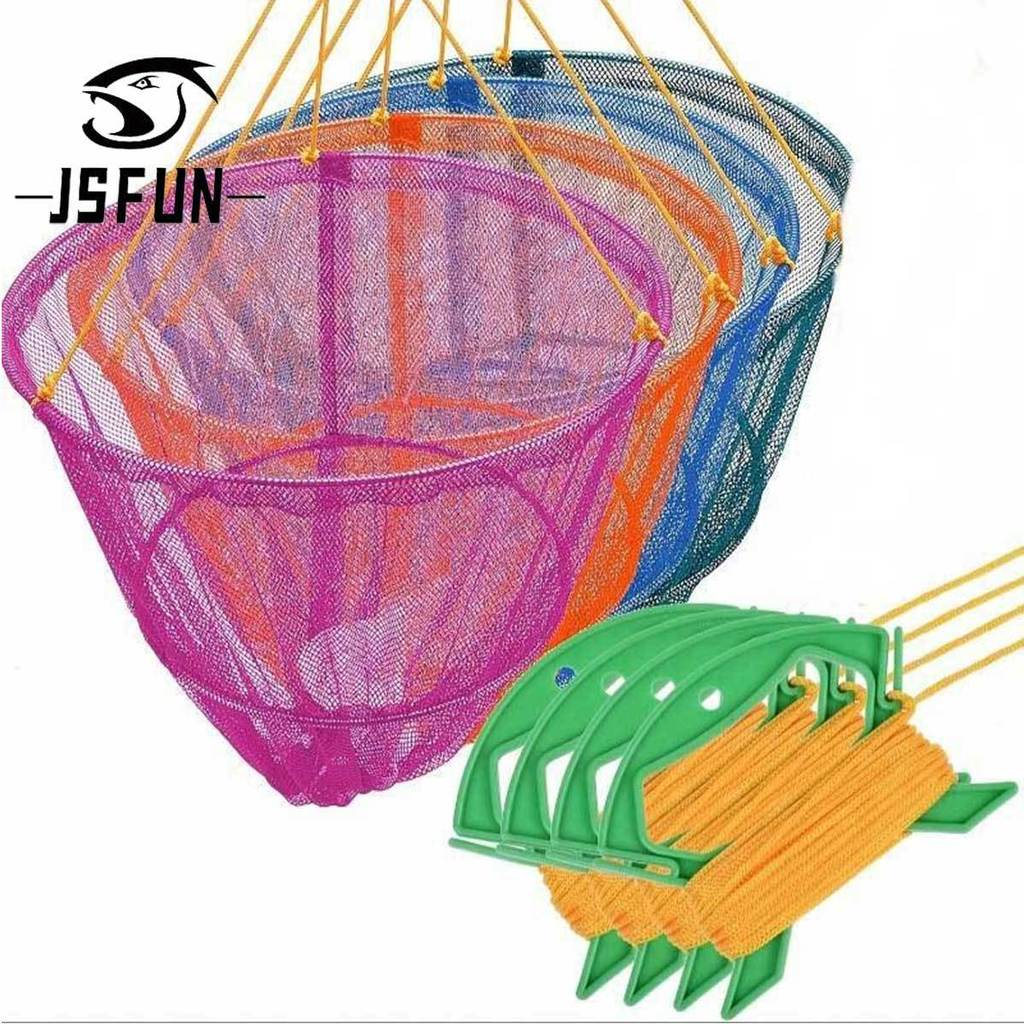 Heavy Duty Lobster Fishing Net Tool Beach Net Sea Use Weighted Fishing Aid Tool Foldable Crab Net