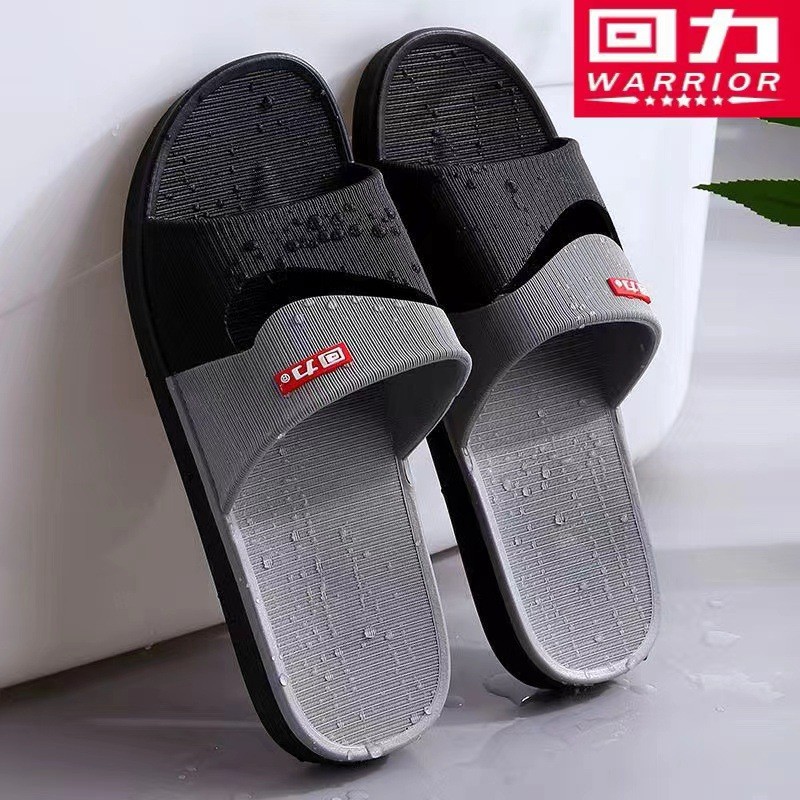 回力拖鞋男3630夏季拖鞋居家室内一字拖浴室防滑静音防臭拖鞋批发Huili Slippers Men's 3630 Summer Slippers Home20260105