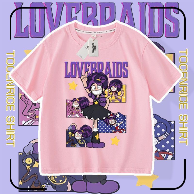 เสื้อยืดแขนสั้นลาย Poppy Time Play Lily Lovebraids สำหรับเด็กและผู้ใหญ่ 100-150cm เสื้อยืดคอตตอน ราคา ถูกที่สุด ดีลบีเคเค แกลเลอรีภาพที่ 3