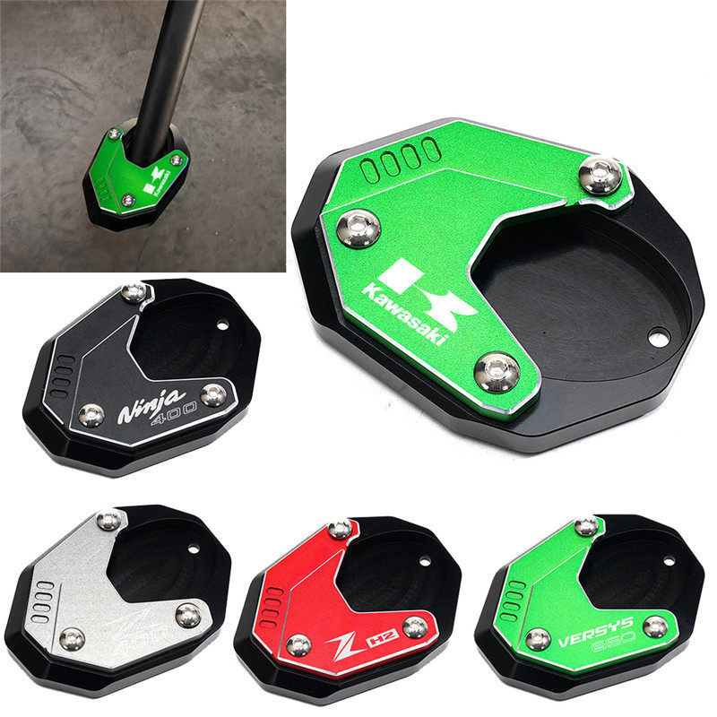 Kawasaki ninja400 Z400 ZH2 VERSYS650 ดัดแปลงที่จอดรถรองรับเท้าขนาดเล็กที่นั่งขนาดใหญ่พิเศษกว้างขึ้นเ