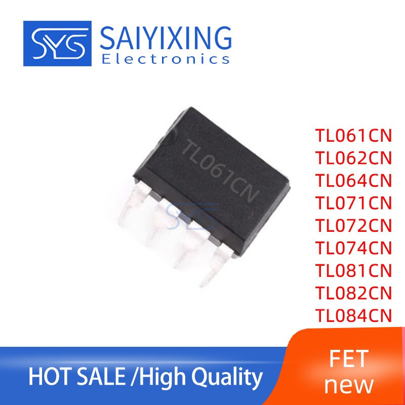 5PCS TL061CN TL062CN TL064 TL071 TL072 TL074 TL081 TL082 TL084CN เครื่องขยายเสียง ic