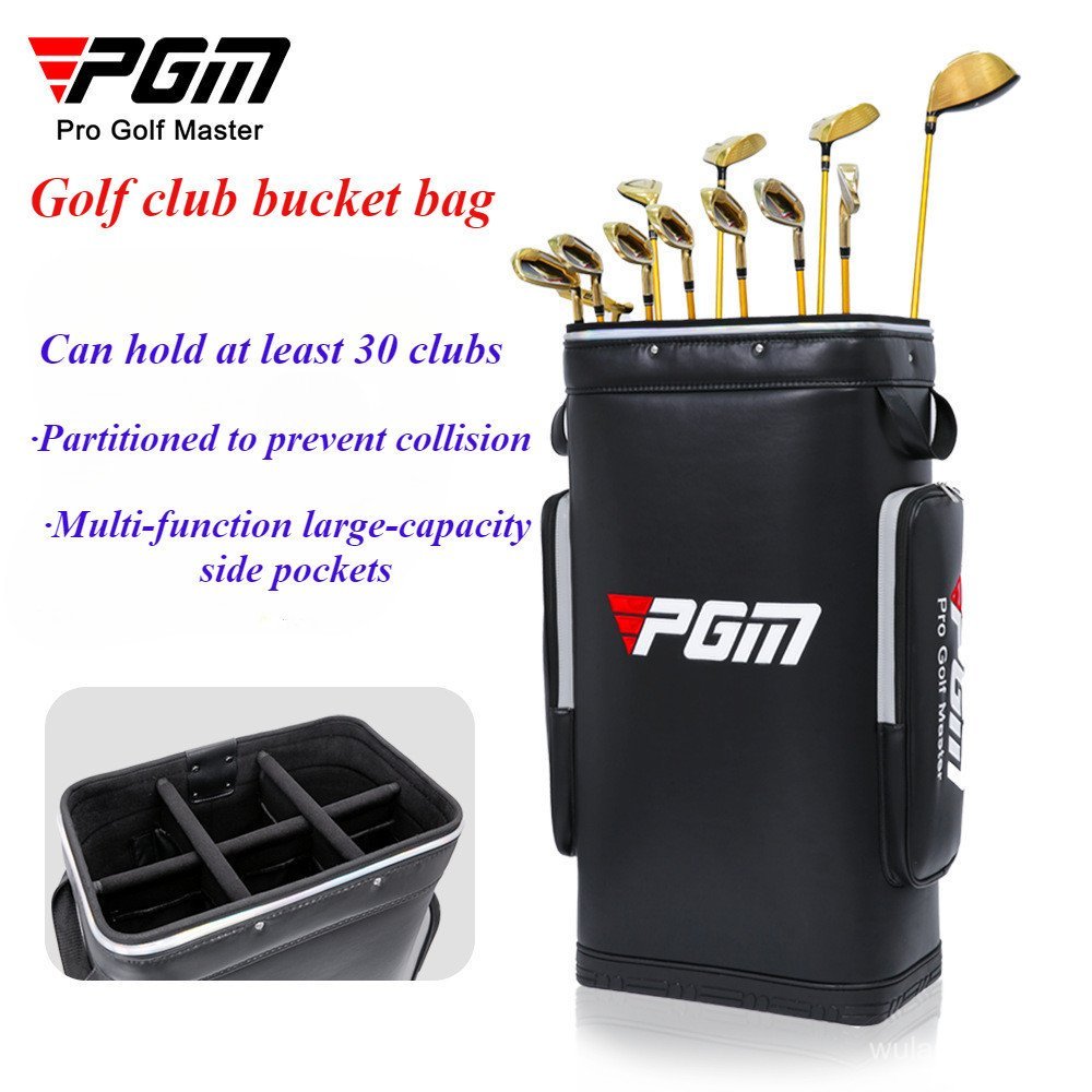 PGM Golf Club Barrel Bag,สามารถถือไม้กอล์ฟได้ 30 คน,การฝึกอบรมในร่ม/ช่วงขับรถกลางแจ้งกระเป๋าไม้กอล์ฟ