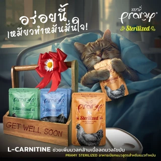 [ยกลัง48ซอง] Pramy อาหารเปียกแมวพรามี่ ส่งทุกวัน(คละรสชาติได้)