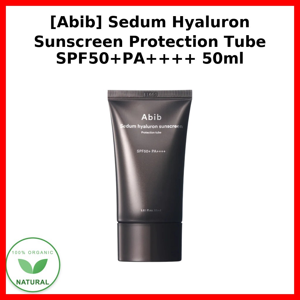 [Aib] Sedum Hyaluron Sunscreen Protection Tube SPF50+PA++++ 50ml / ครีมกันแดดเกาหลี SPF50 by Hanllyu