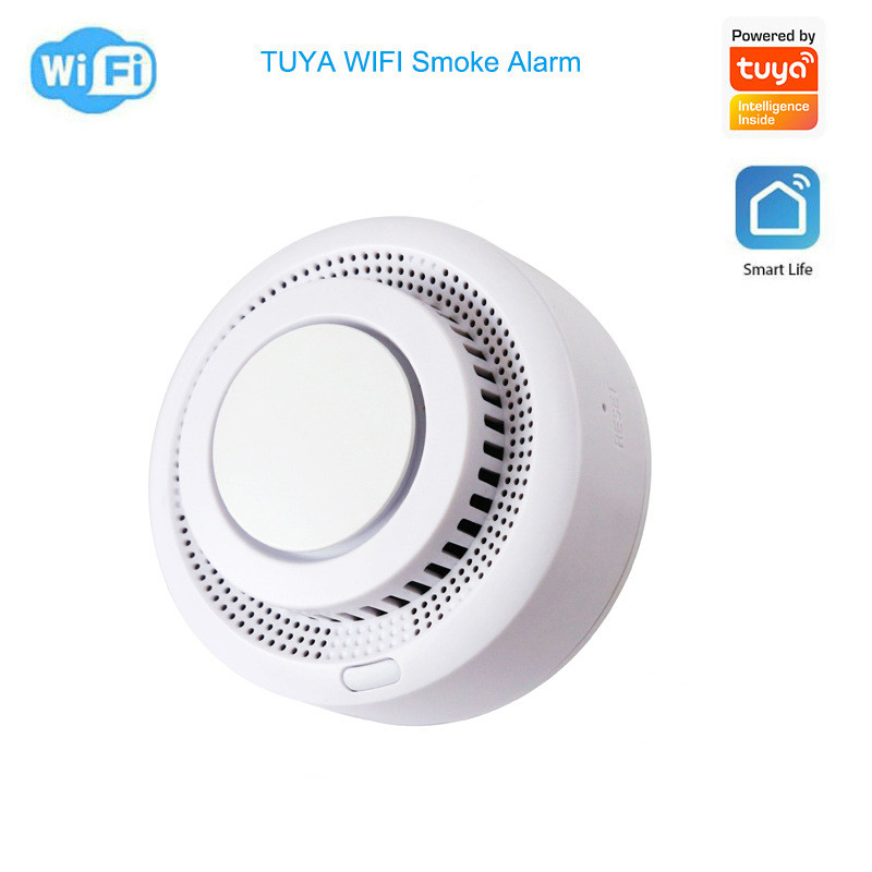 Graffiti Smart TUYA WIFI Fog Alarm wifi ควันหมอกเซ็นเซอร์ Fire Alarm PREC