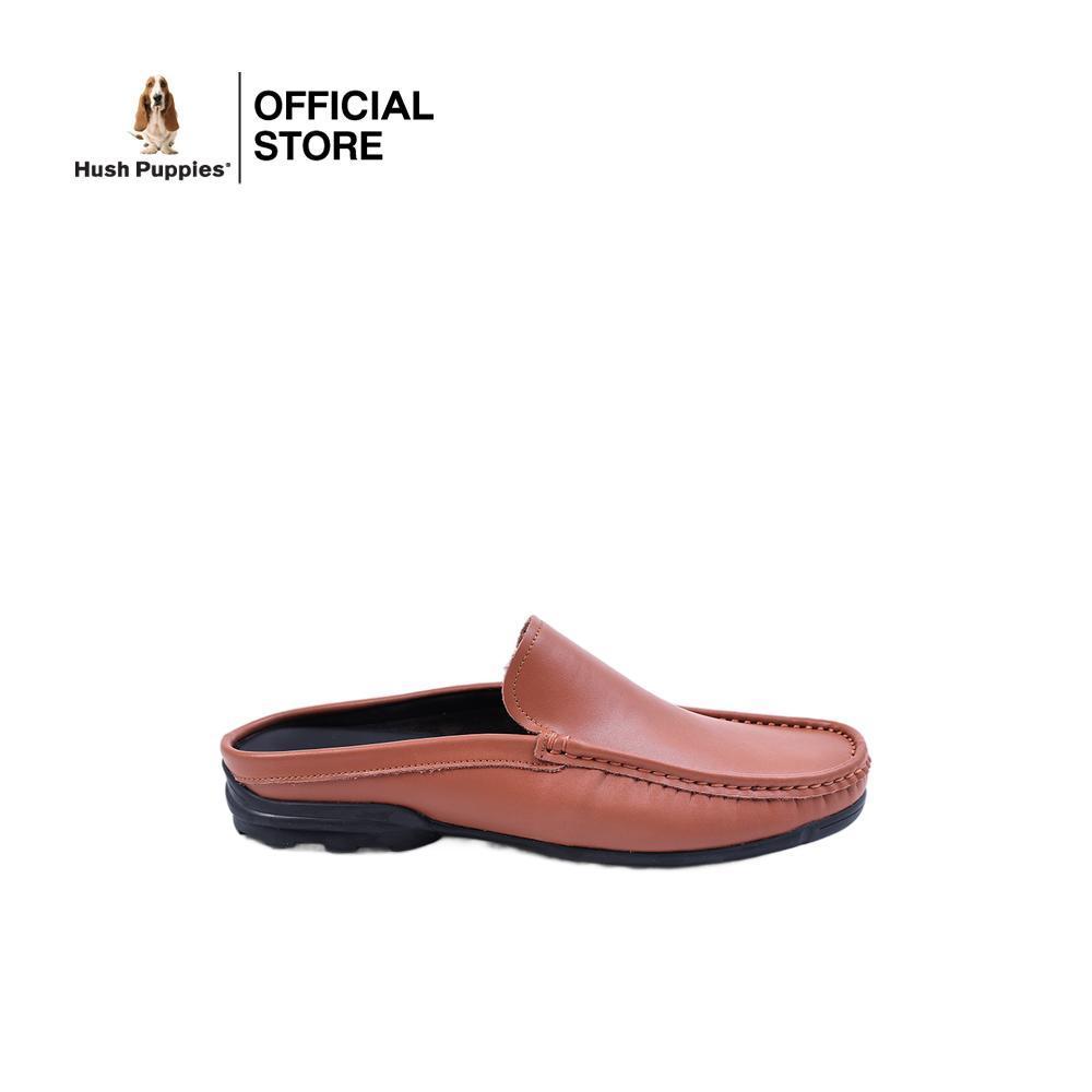 Hush Puppies รองเท้าผู้ชาย รุ่น  HP 8HSFPP305Z - สีน้ำตาล (รองเท้าแตะหนังสังเคราะห์แบบสวม)