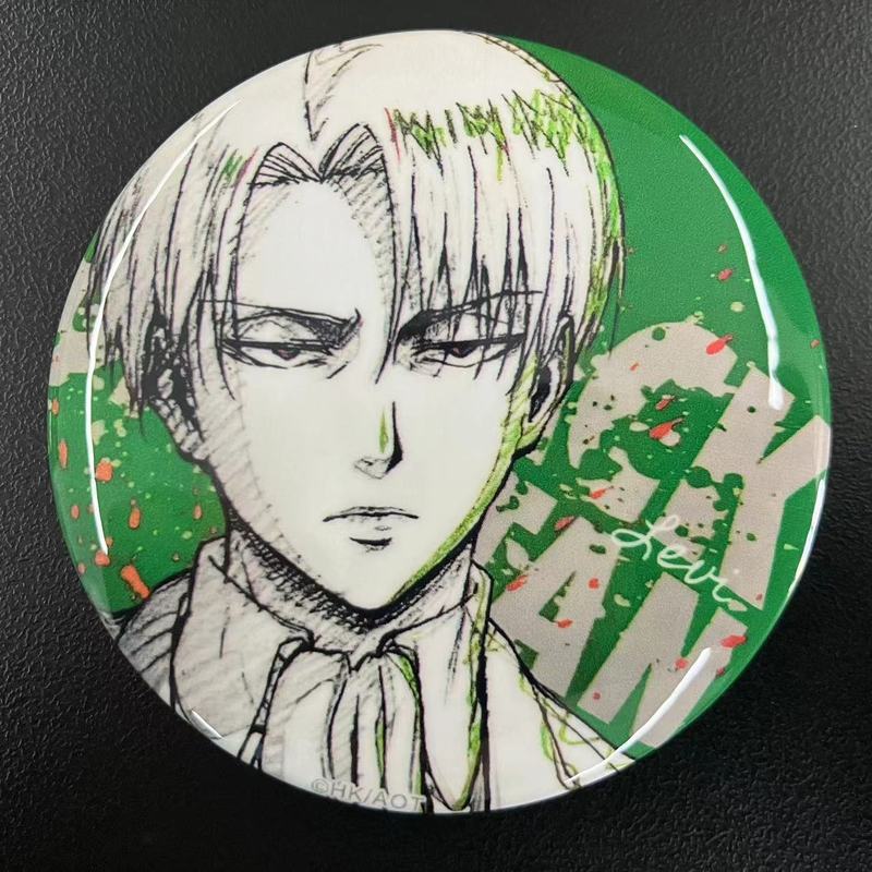 Attack on Titan/Levi Ackerman/Attack on Titan Levi Ackerman Face Badge จี้ Merchandise/vpgb