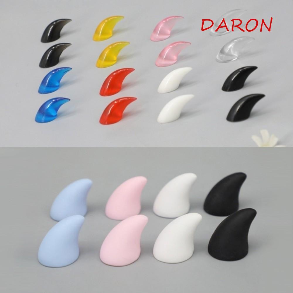 DARON 8pcs สัตว์ Fursuit Claws อุปกรณ์เสริม, Multicolor Handmade Furry Claws เล็บ, Creative Pointed/