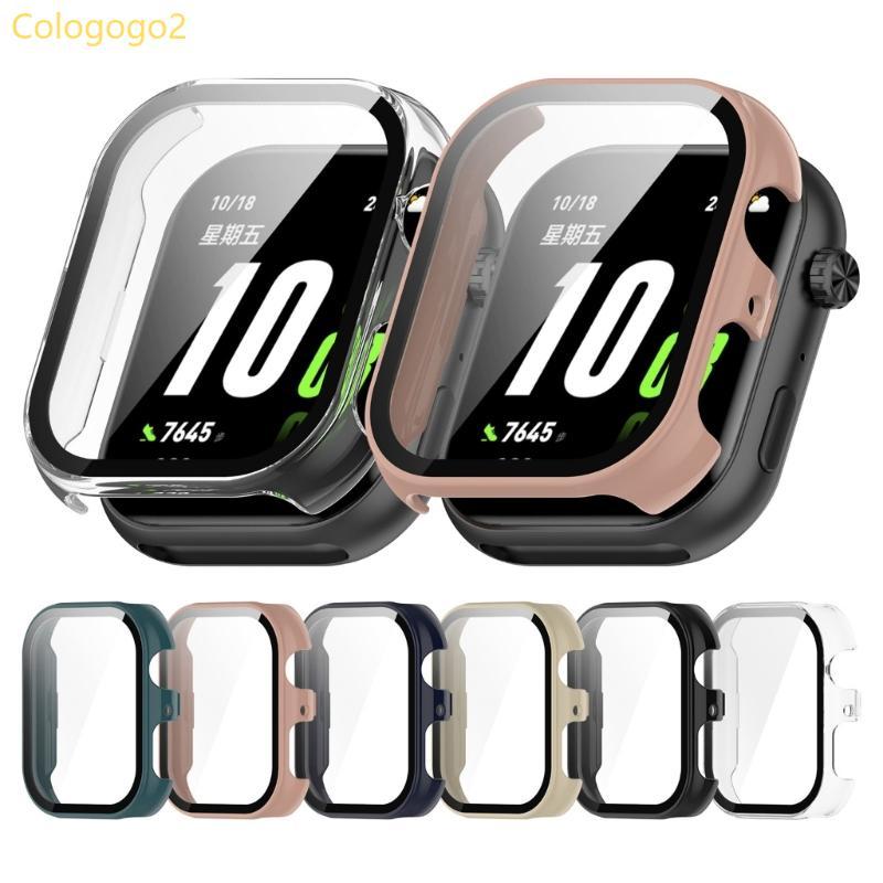 Cologogo2 นาฬิกาพร้อมฟิล์มกระจกนิรภัยสําหรับ 2i ฝาครอบป้องกัน Smartwatch ฟิล์มกันรอยหน้าจอ Smartwatc