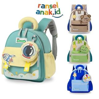 [RA.ID] Flips Kidz - Tas SD & TK Premium Viral San Martin Fashion Free Pouch Karakter Hewan Korean Style