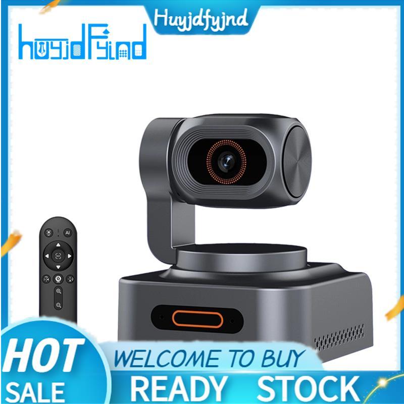 กล้อง PTZ Ultra HD 4K AI การติดตามอัตโนมัติเว็บแคม USB ออโต้โฟกัสวิดีโอการประชุมกล้องสําหรับการประชุ