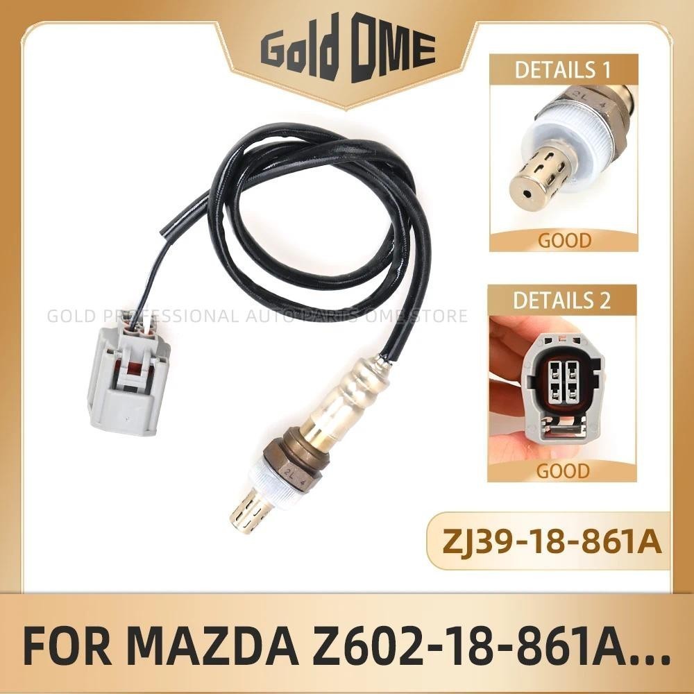 Z602-18-861 ด้านหลัง Lambda Oxygen O2 Sensor สําหรับ Mazda 1 2 3 1.3L 1.4L 1.5L 1.6L Z6 0986AG2228 Z