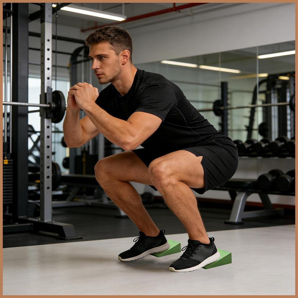 โยคะ Wedge Block กล้ามเนื้อยืด Strength Training EVA Board Squat Wedge Block สําหรับโยคะสําหรับ Runn
