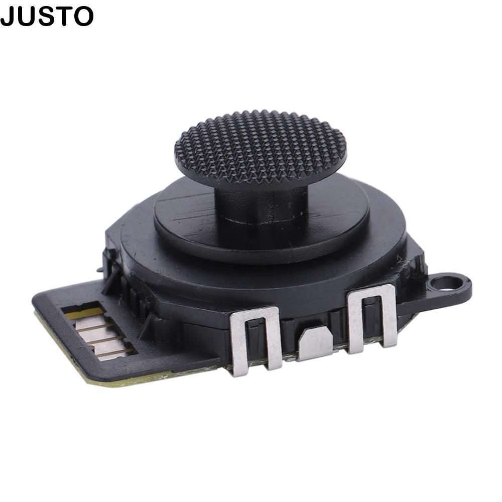 JUSTO 2PCS Analog Stick, Precision สําหรับ PSP 2000 จอยสติ๊กเปลี่ยน,ทนทานสีดําปุ่มควบคุม Stick สําหร