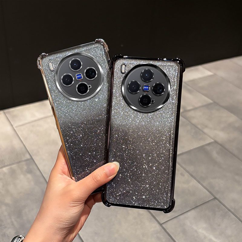 Glitter แฟชั่นชุบสําหรับ VIVO X300 Pro X200 Pro MINI S FE Y05 Y0S Y400 Y300 Y200 Y29/28/18/20/38/50 