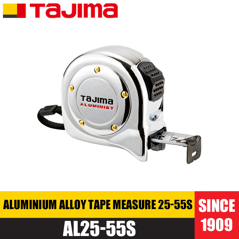 Tajima 1001-0352/AL25-55S ตลับเมตรอลูมิเนียมอัลลอยด์ 25–55 เครื่องมือวัด & Gauging