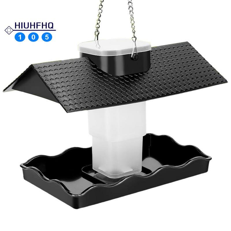 Hiuhfhq106 Outdoor Indoor Bird Feeder ความจุขนาดใหญ่ Bird Feeder Garden Patio Decor Retractable Bird