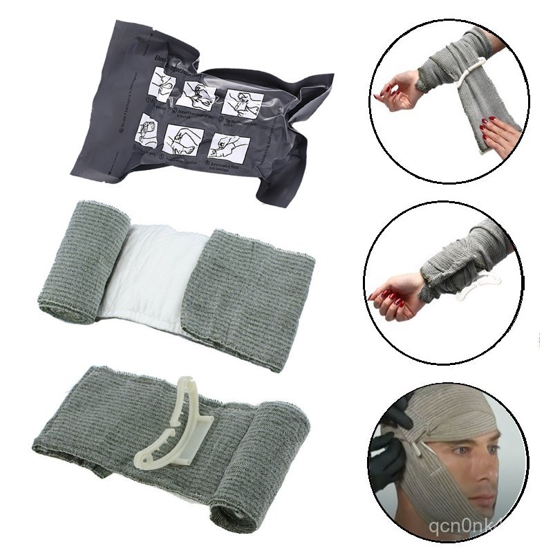first aid medic wound care elastic Israeli wrap Compress army trauma dressing bandage emergent urgen
