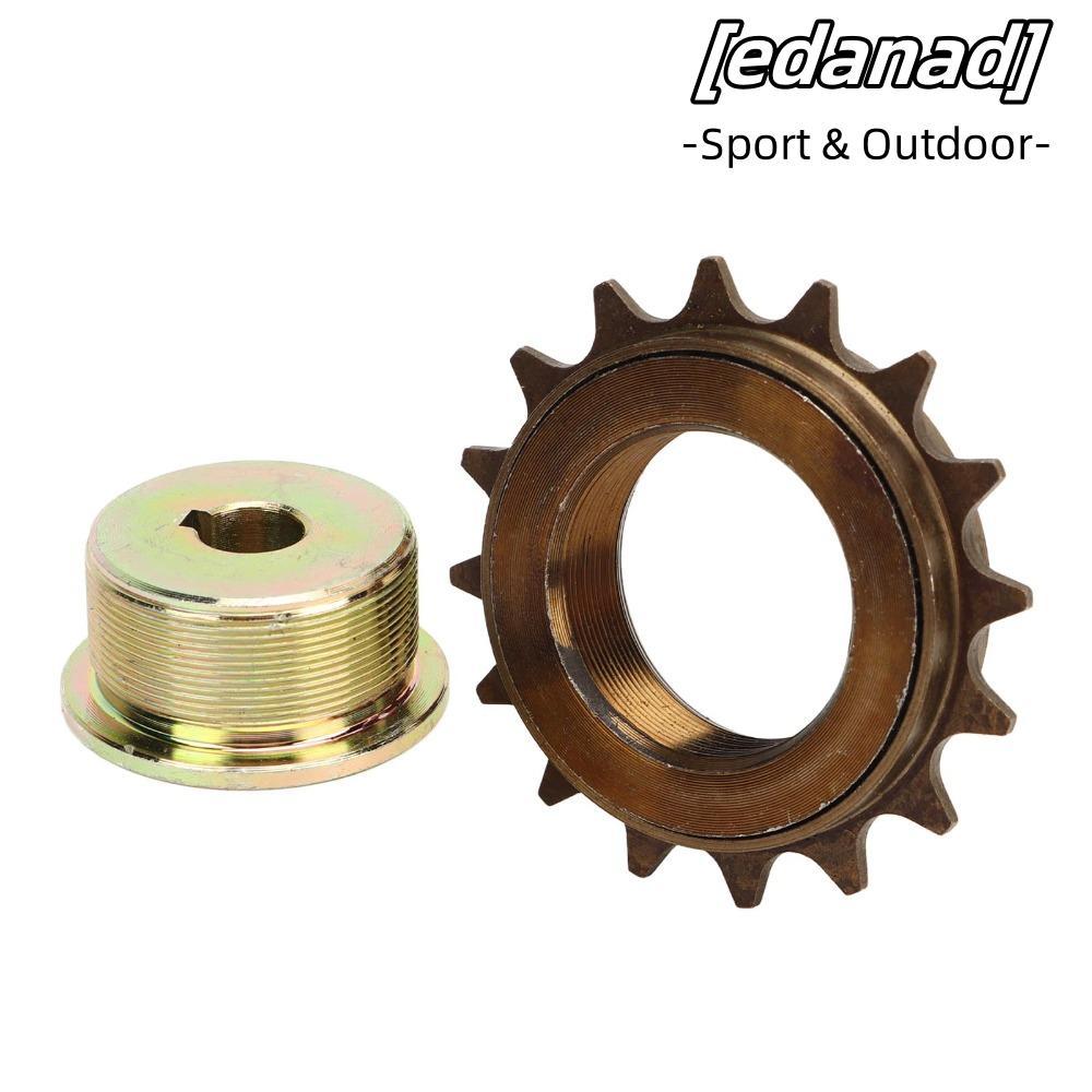 EDANAD ชุดไฟฟ้าจักรยานเฟือง Precision Iron Freewheel.Adapter ติดตั้งง่ายสำหรับมอเตอร์ MY1016Z, MY101