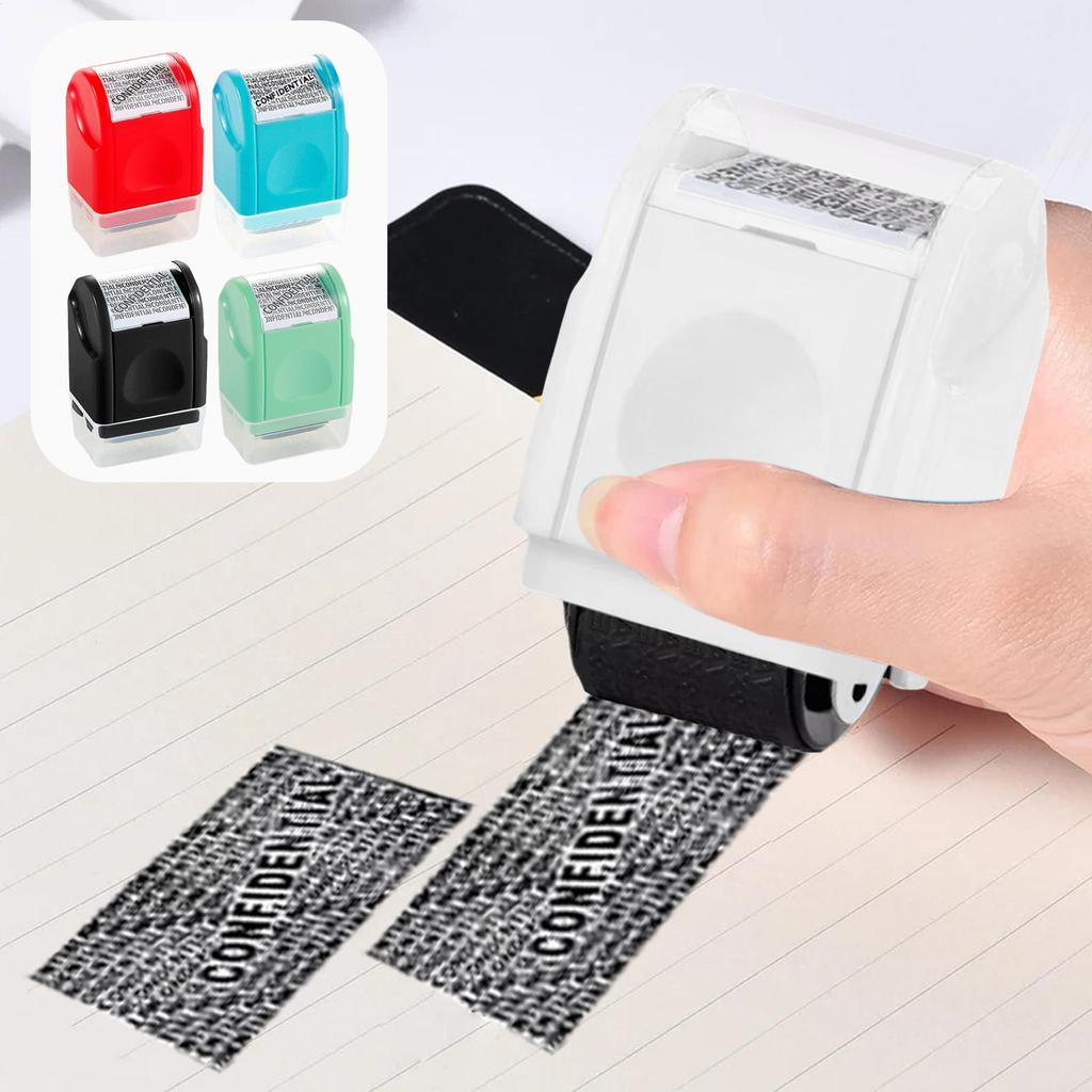 Guard Your Id Stamp Roller Privacy Safety Confidential Id Protection Privacy Roller Stamp for Home O