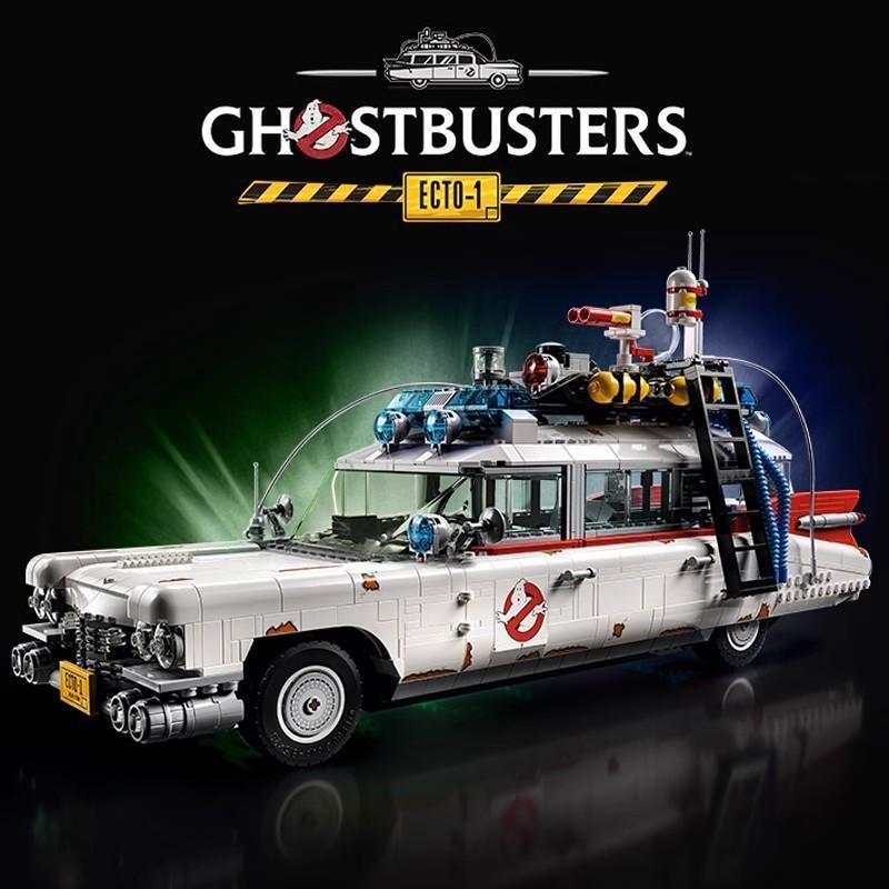 เข้ากันได้กับ Lego Mechanical Group Ghost Catcher ECTO-1 Ghost Catcher 10274 Building Block Creative
