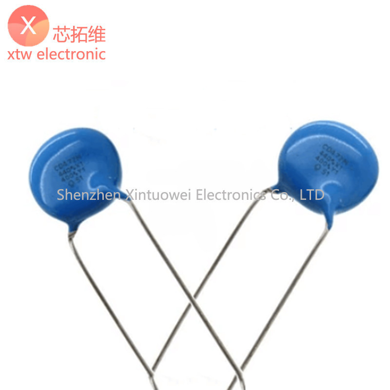 (10 ชิ้น) Safety Gauge Y Capacitor CD472M 4700PF 4.7NF X1Y1 400VAC Pin Pitch = 10 มม.