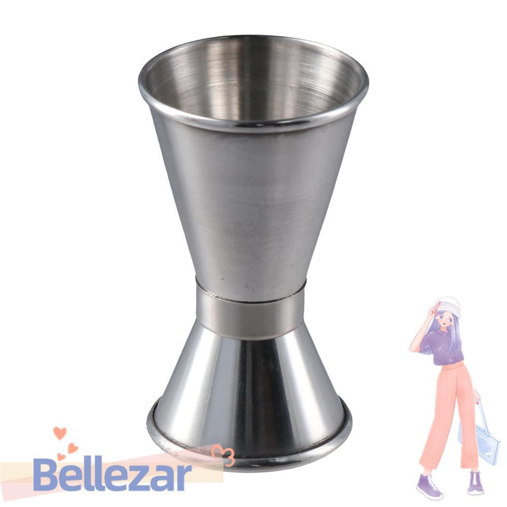 BELLEZAR บาร์วัด Jigger, ยิงสแตนเลส Double Didi Jigger, การวัดร้อนภายใน OZ/ML ญี่ปุ่น Jigger ห้องครั