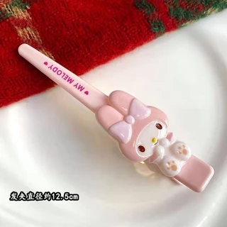 Sanrio Hello Kitty กิ๊บติดผมด้านข้าง Duckbill คลิป Bangs กิ๊บติดผมหักกิ๊บติดผมหวานน่ารัก