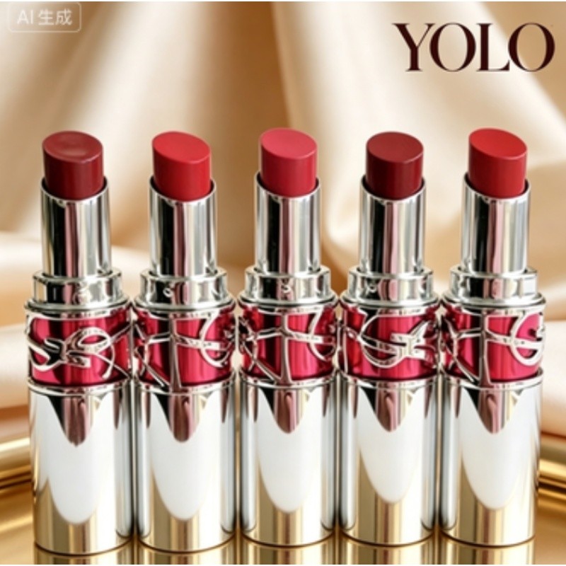 [Moisturizing Lip Care Handy Tool] YS New Color Launch Silver Round Tube Lipstick No. 3.2g 2/3/7/14 
