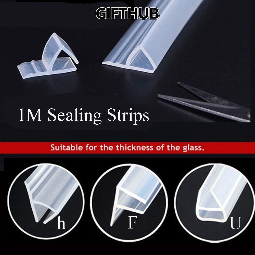 GIFTHUB 1M 6-12 มม.FU h Shape Seal Strip Bath Screen Home & Living Home Improvement Window Seal