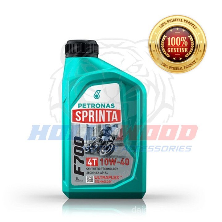 รับประกันบรรจุภัณฑ์สังเคราะห์ 10w40f70015w50 Original sprinta Semi-Engine Oil ultraflex4t100 ขวด pet