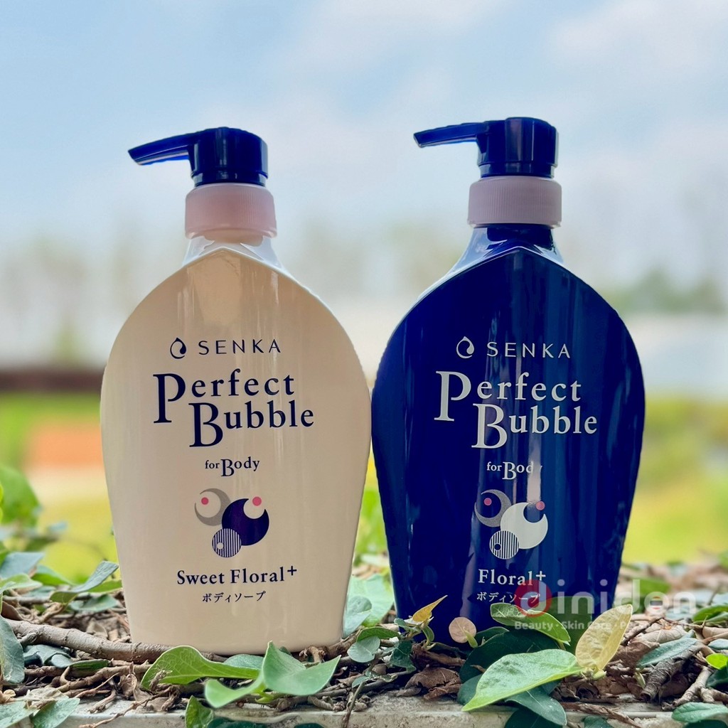 ((dinidon Shop)) Senka Perfect Bubble For Body 500 Ml. ​​​​​​​ครีมอาบน้ำ
