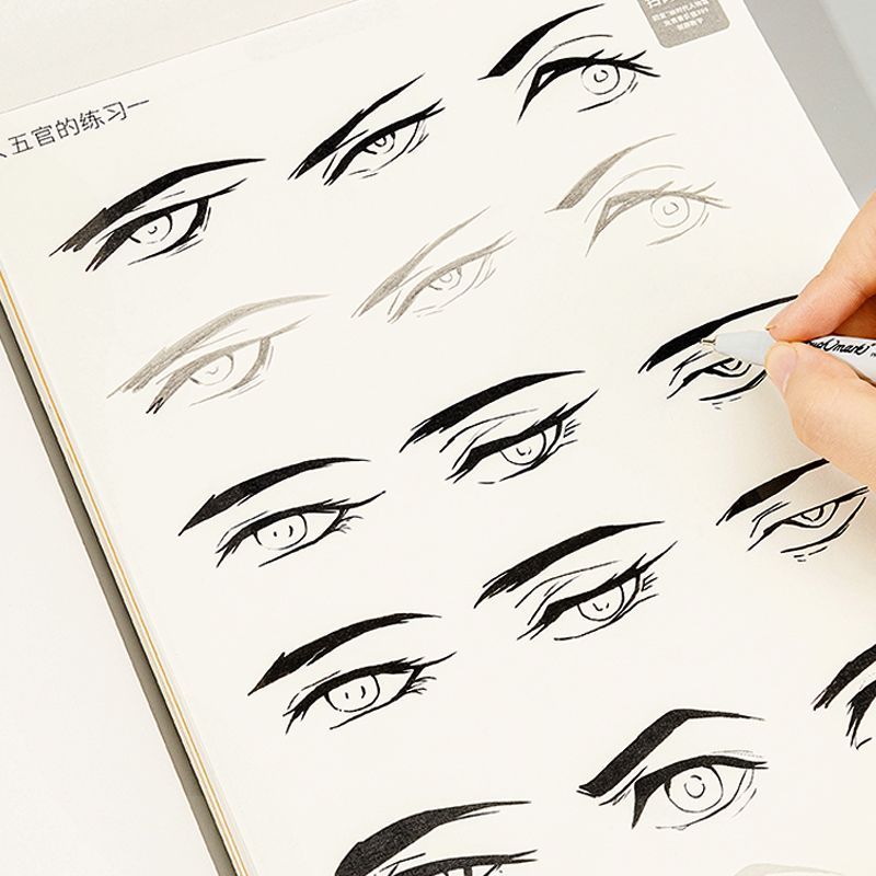 TouchMark ภาพวาดตัวละคร Sketch Line Draft Copy หนังสือออกกําลังกาย Introductory Beginner 0 Basic Tut