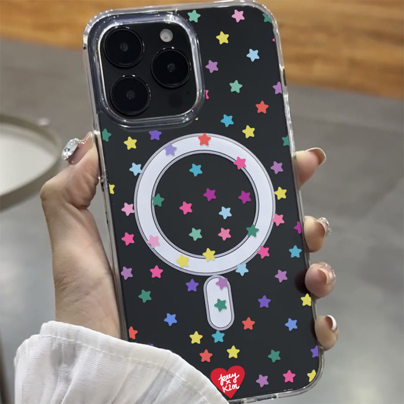 Doremi🥐แม่เหล็ก เคสใสกันกระแทก เคสสําหรับไอโฟน เคสชาร์ได้ สำหรับ IPhone 11 12 13 14 15 16 17 PRO MAX 7 8 PLUS X/XS XR